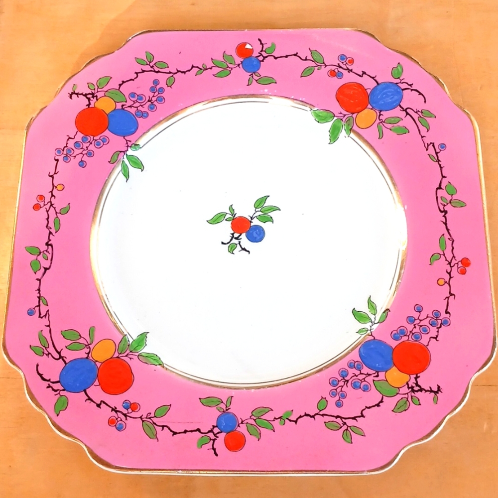 Wedgewood Imperial Pink Porcelain Plate